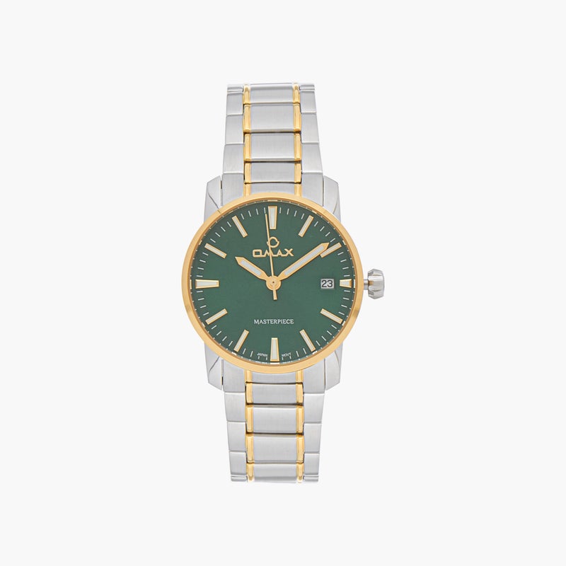 Omax Masterpiece Women's Watch with Green Dial - Image 1